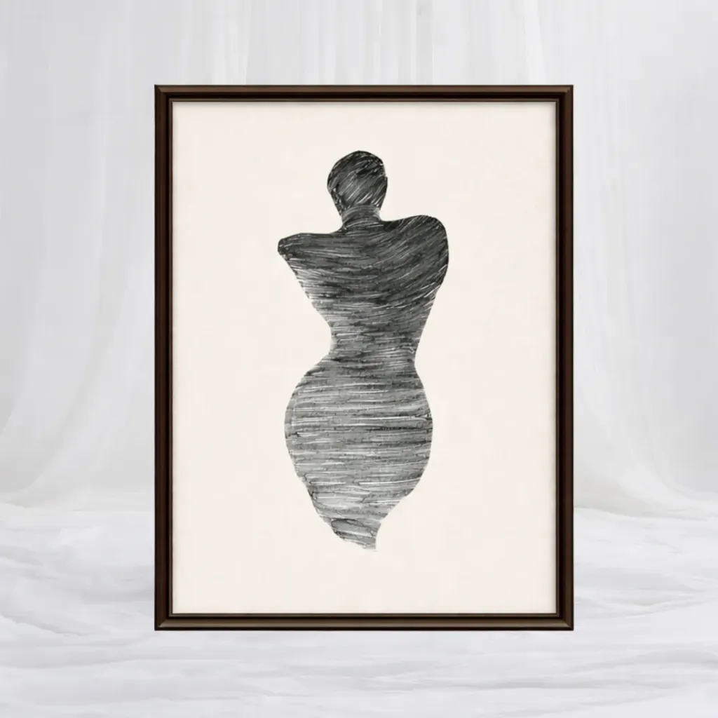 The Charcoal Silhouette