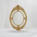 Ornate Baroque-Style Gold Double Oval Frame