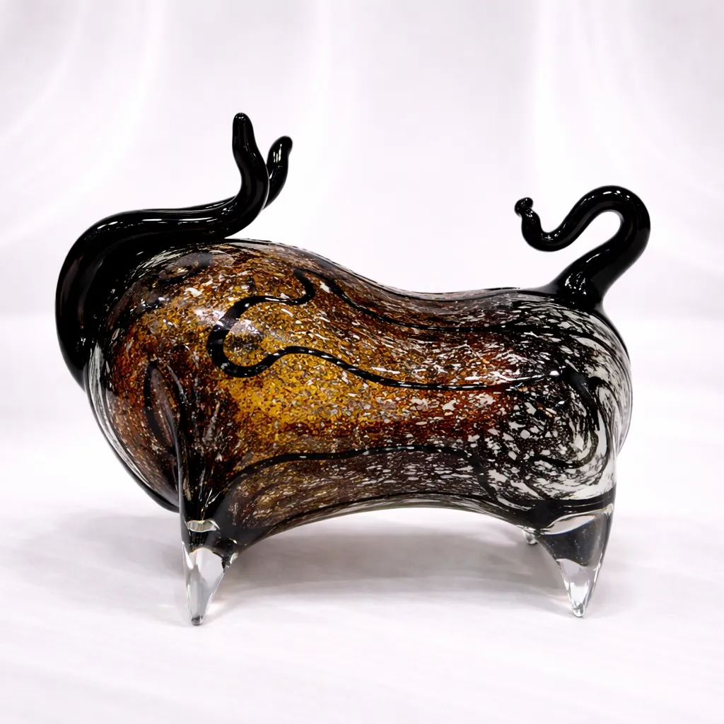 Obsidian Ember Sculpture