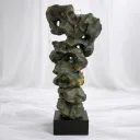 Verdant Totem Sculpture