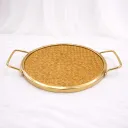 Aurelia Gold Weave Platter