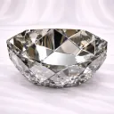 Aurora Facet Crystal Bowl