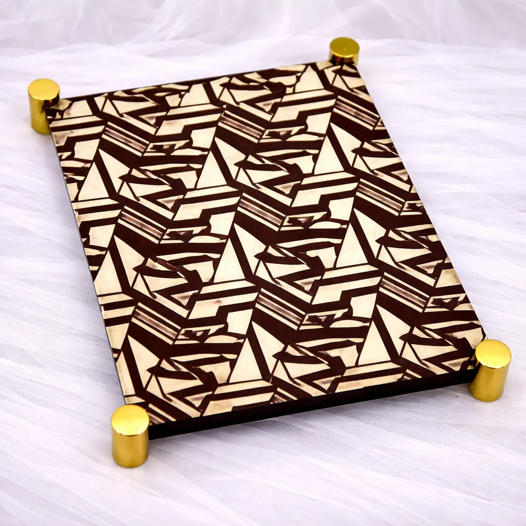 [SW-1046] Monarch Pattern Luxe Platter