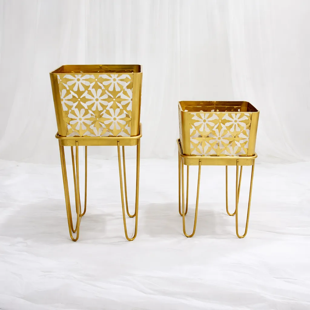 [P-1073] Golden Canopy Planter