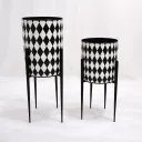 Harlequin Noir Planter Stand