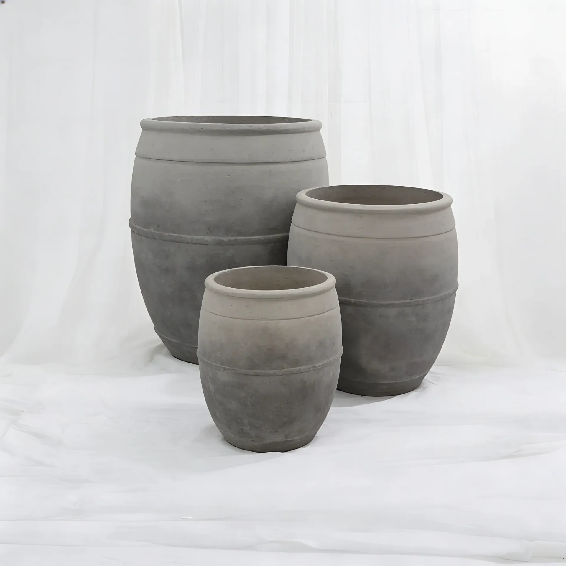 Stonehaven Barrel Planter Collection