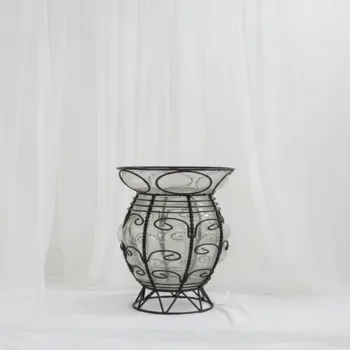 Iron Luxe Cage Vase