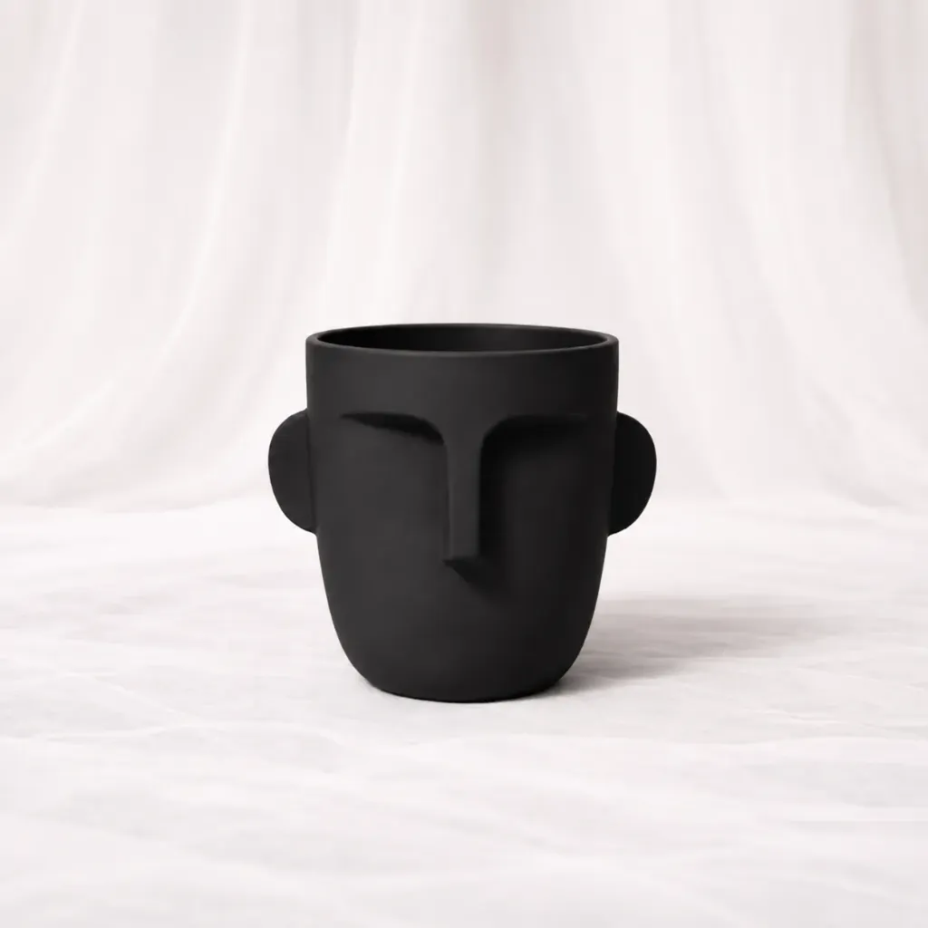 [V-1217-S] Obsidian Muse Ceramic (S: 30.5*38.5*42)