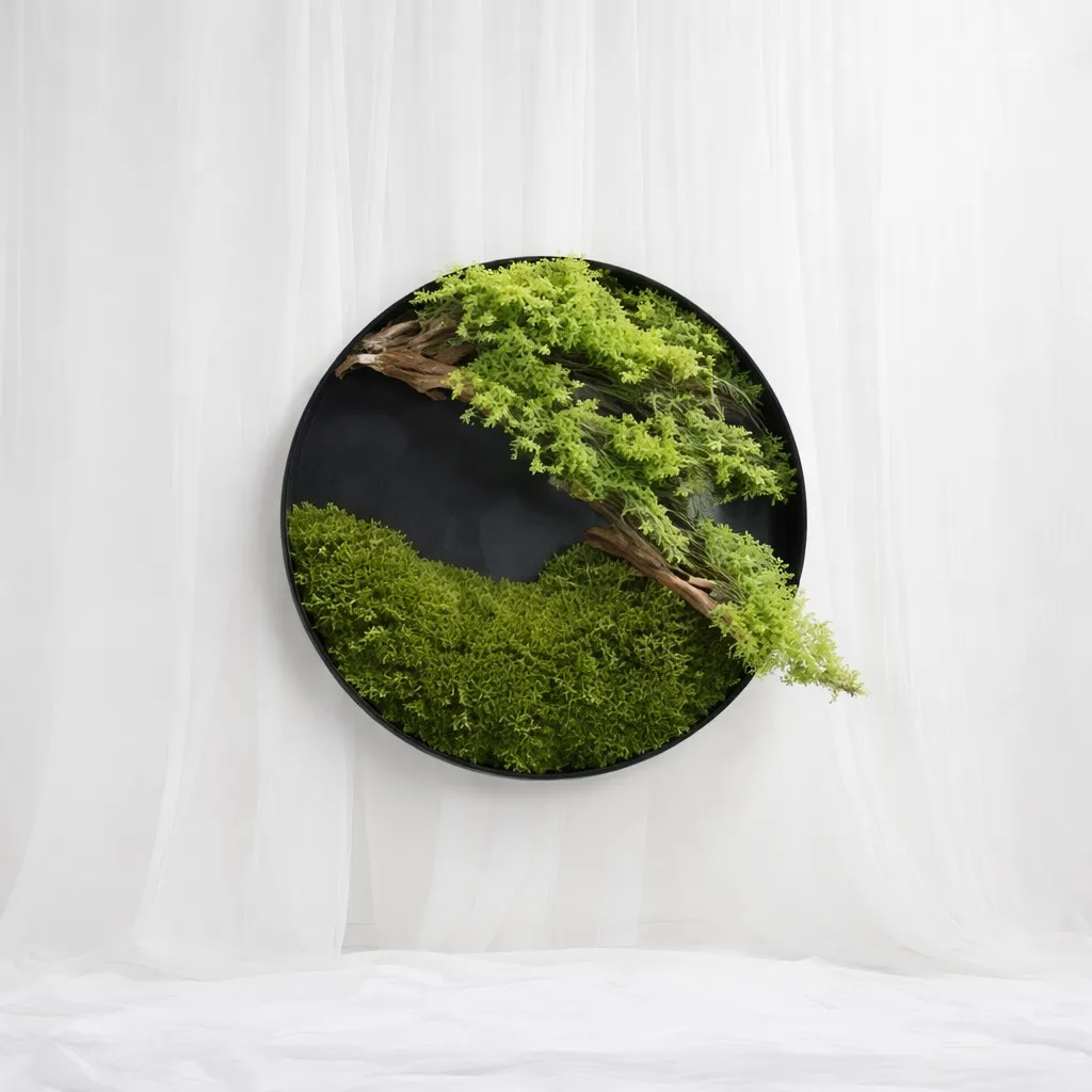 [Wa-1442] Moss Aura Wall Planter