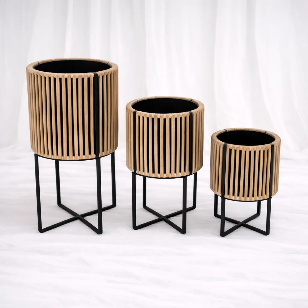 [RVP-322] Savoy Planter Stand Set (S: 21*28)