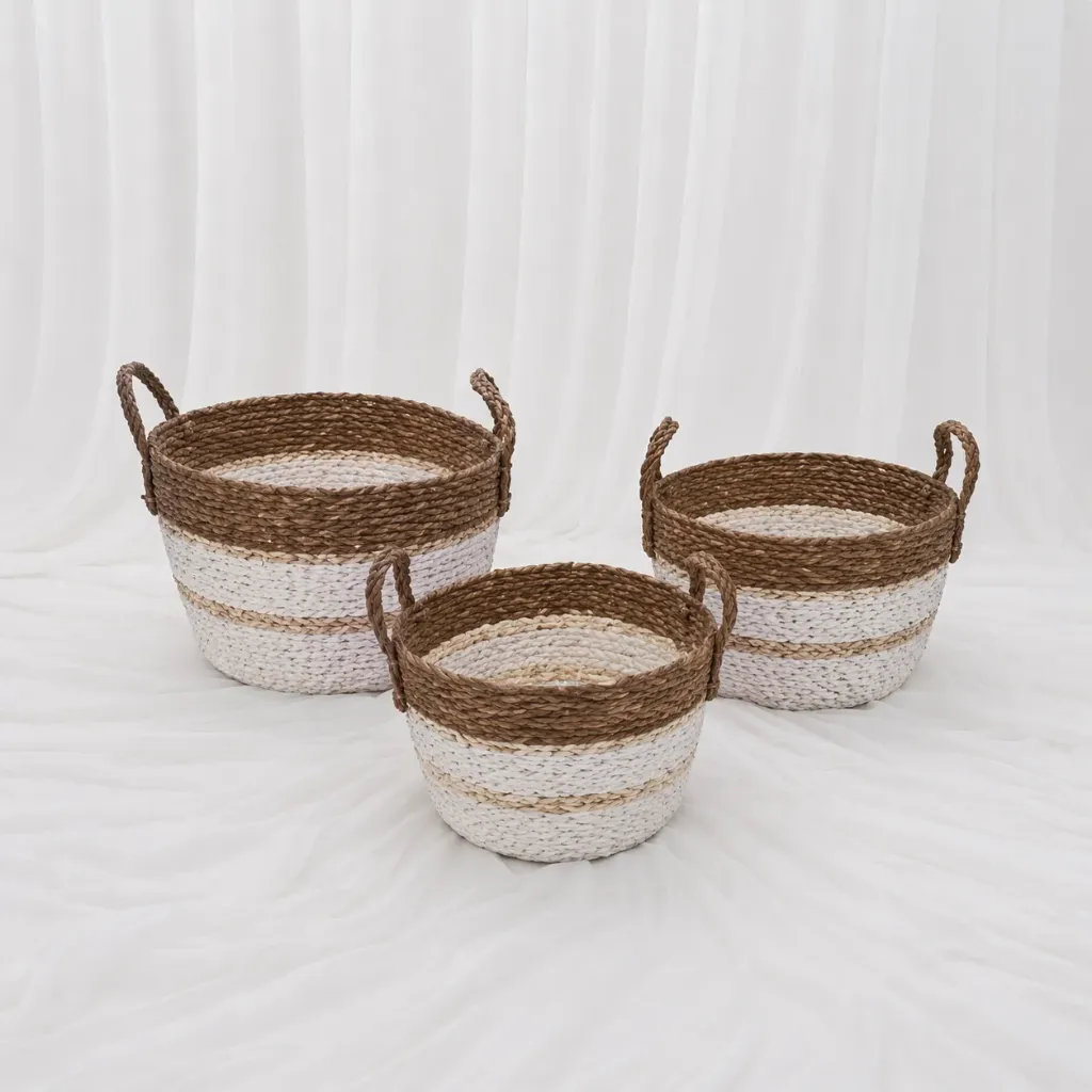 [RB-408] Dual Tone Storage Basket Set