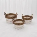 Dual Tone Storage Basket Set