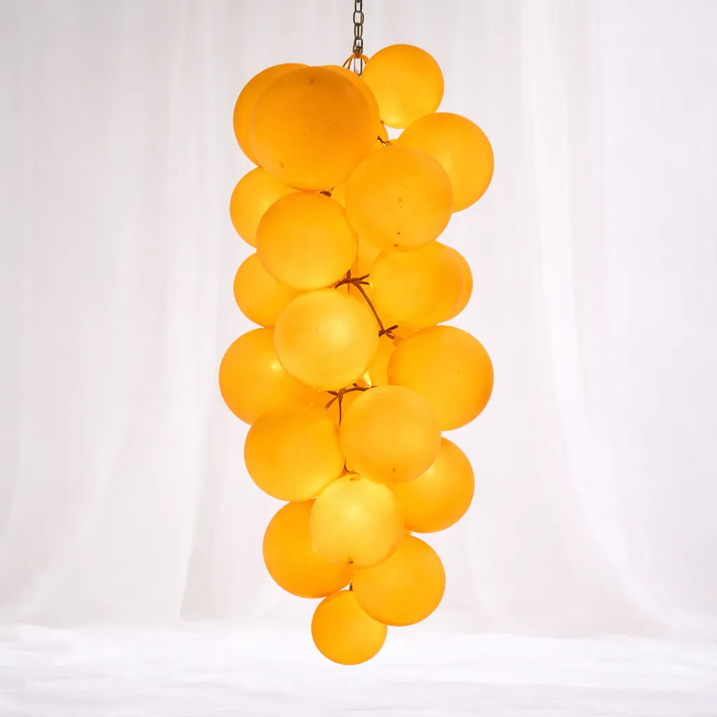 Amber Cluster Pendant