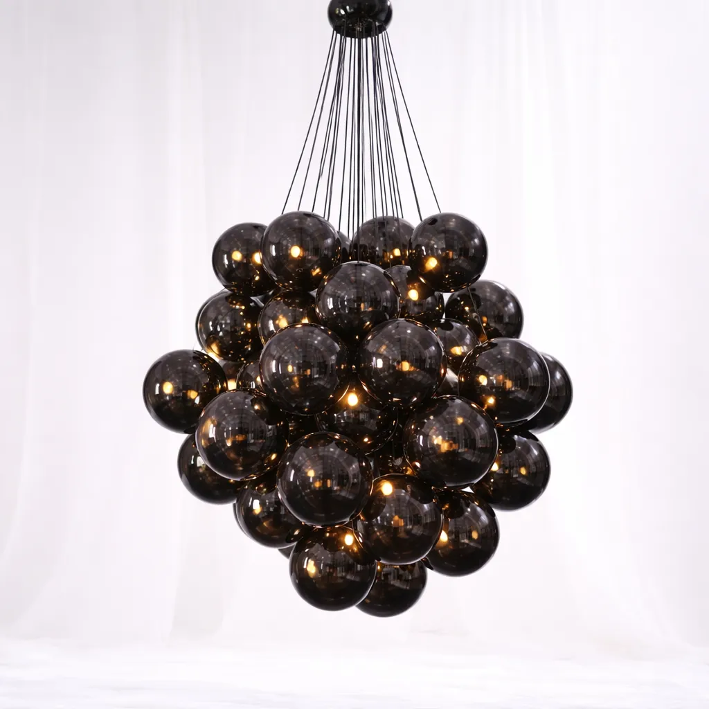 [HL-542] Noir Orb Chandelier