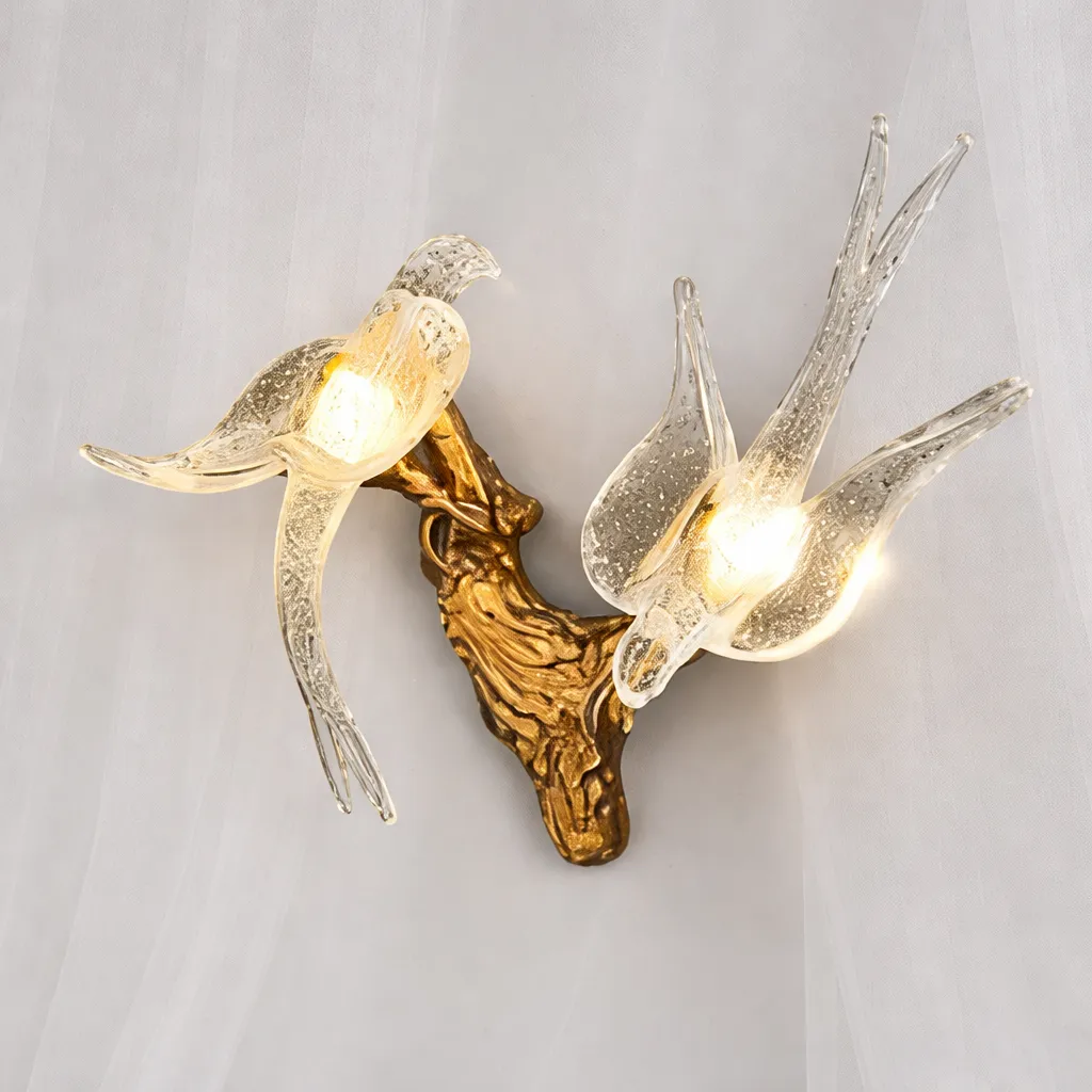 [HL-547] Winged Glow Wall Light