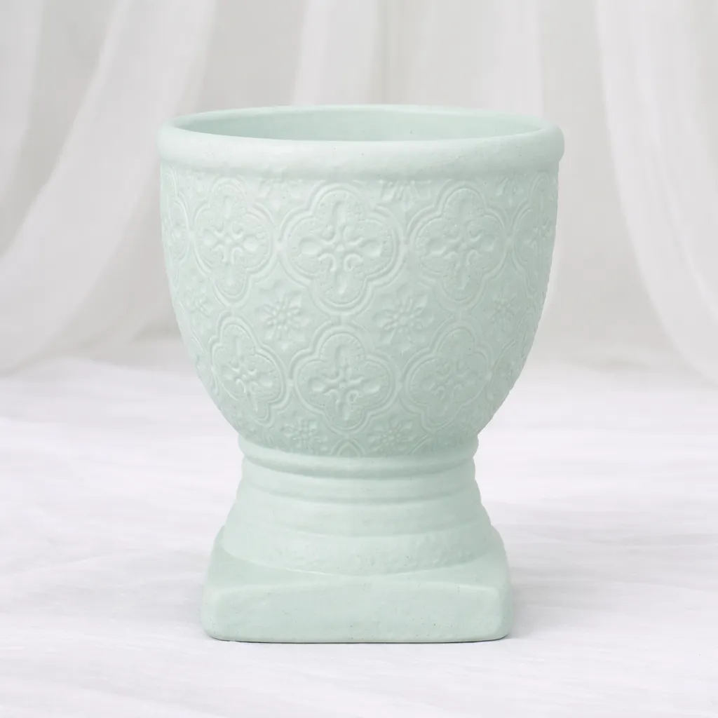 [P-1130] Mint Chalice Planter