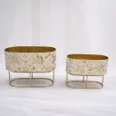 Moroccan Gold Planter Set