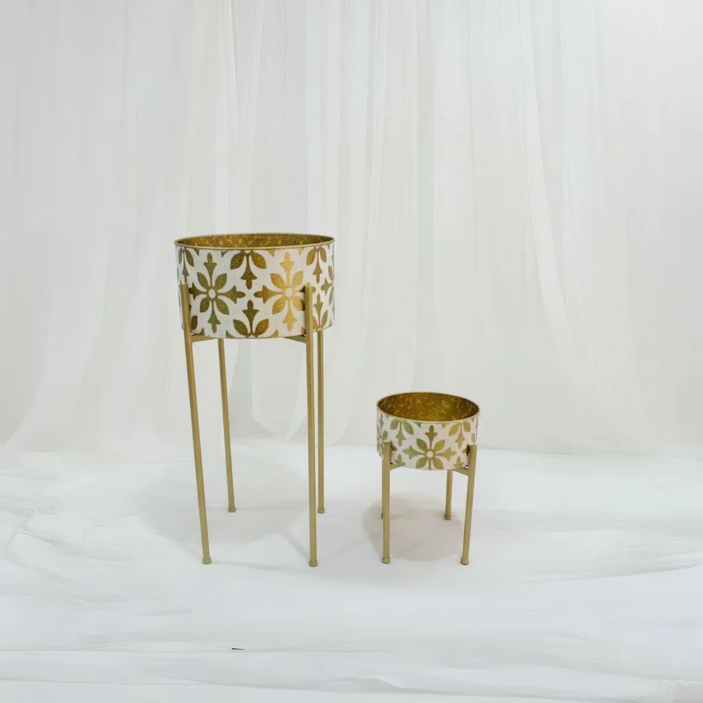[P-1161] Regal Fleur Planter Set