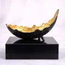 Crescent Gold Dish