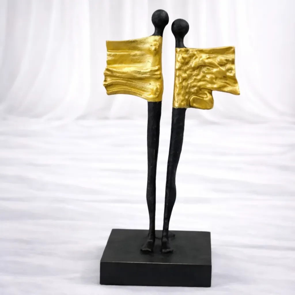 Golden Flag Figure