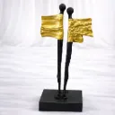 Golden Flag Figure
