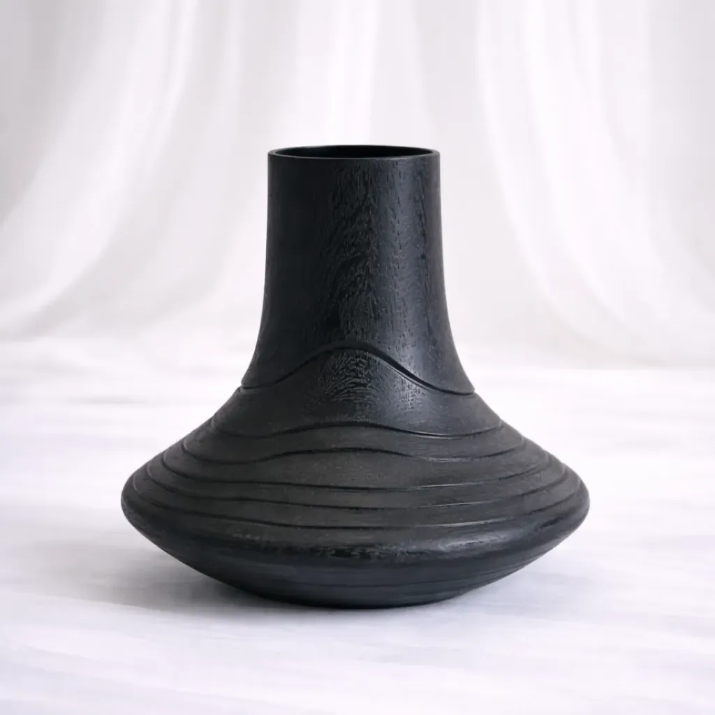 Matte Black Vase