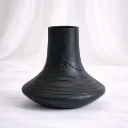 Matte Black Vase