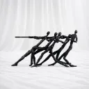 Running Figure Line