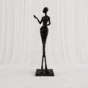 Elegant Tall Figurative Sculpture
