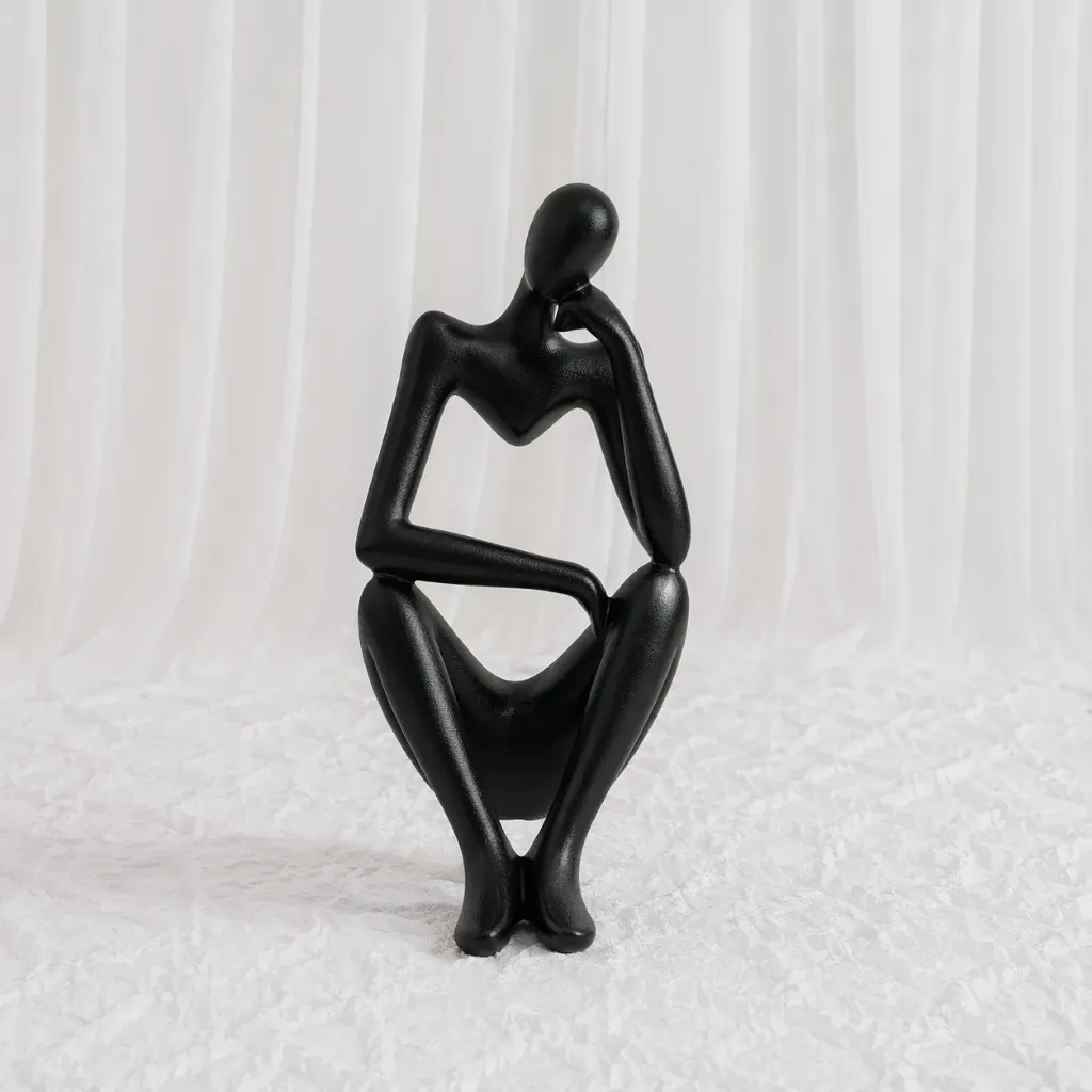 Modern Abstract Couple Sculpture