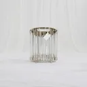 Crystal Cut Glass Candle Holde
