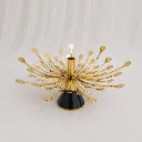 Golden Burst Abstract Sculpture