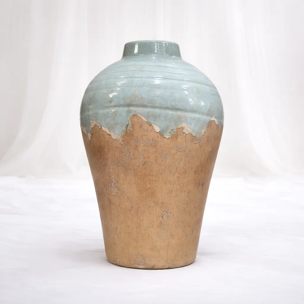 Coastal Drift Terracotta Vase