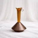 Copper & Gold Accent Vase