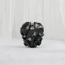 Dark Textured Abstract Vase
