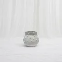 Frosted Glass Bubble Vase