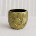 Embossed Ceramic Vase