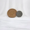 Natural Cane Disc Duo