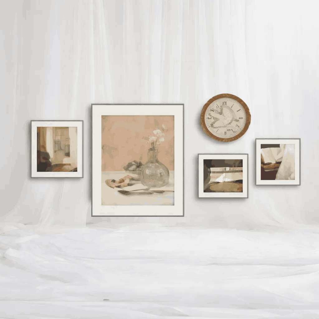 [Wa-817] Vintage Gallery Wall Art