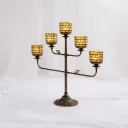 Vintage Gold Candelabra Stand