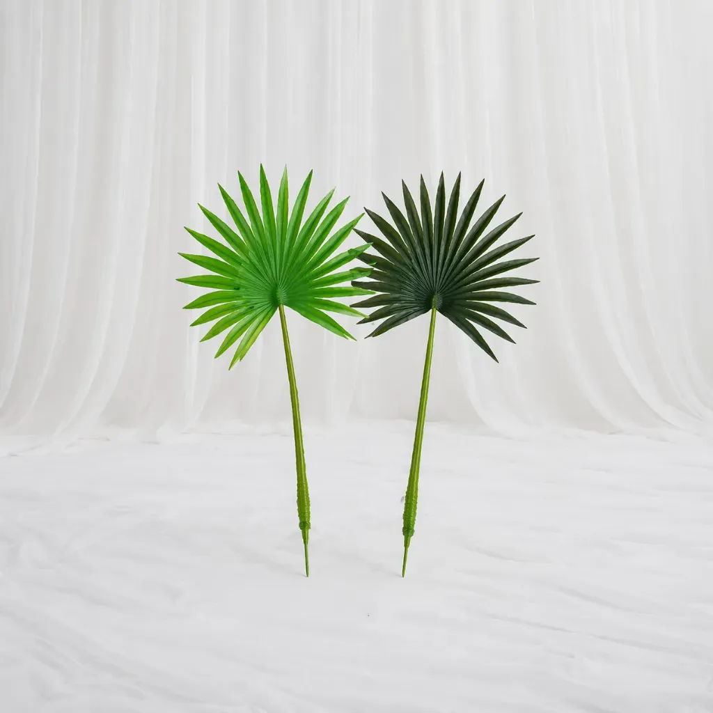 Fan Palm Leaf Stem Set