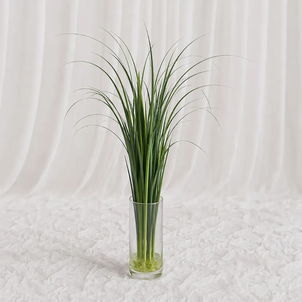 Minimalist Artificial Grass Stem