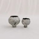 Textured Ceramic Vase Set