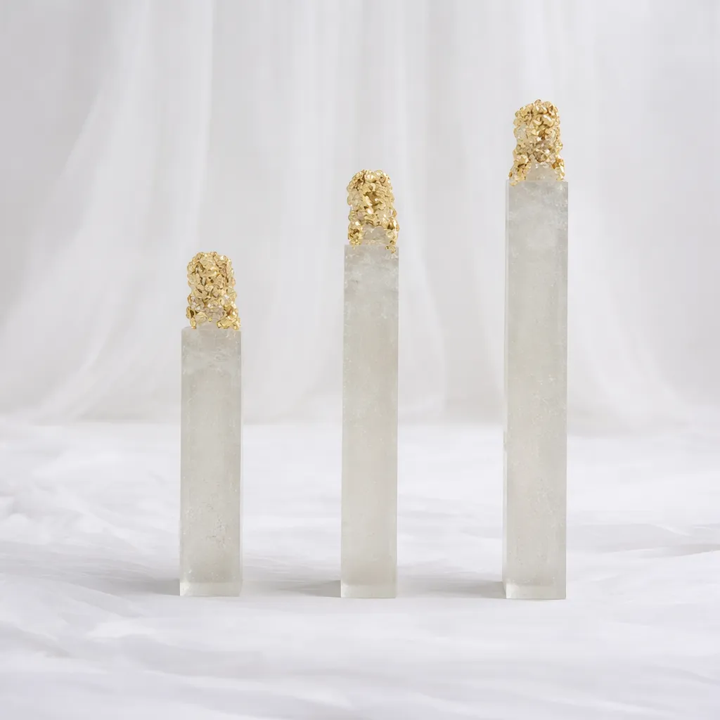 [Cs-471-S] Gilded Crystal Spires (S)