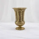 Regal Gold Pedestal Urn Vase