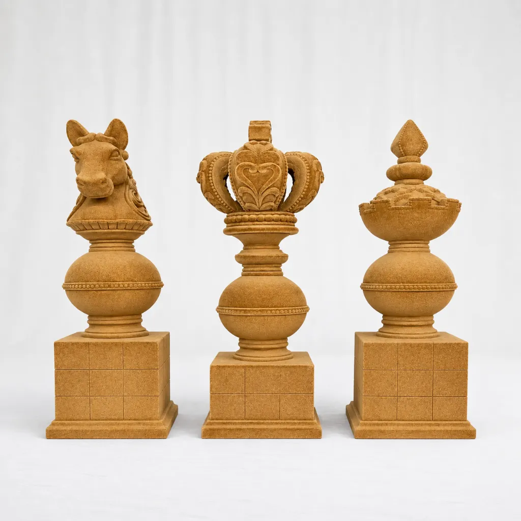 Regal Wood Totem Set ( SET OF 3 )