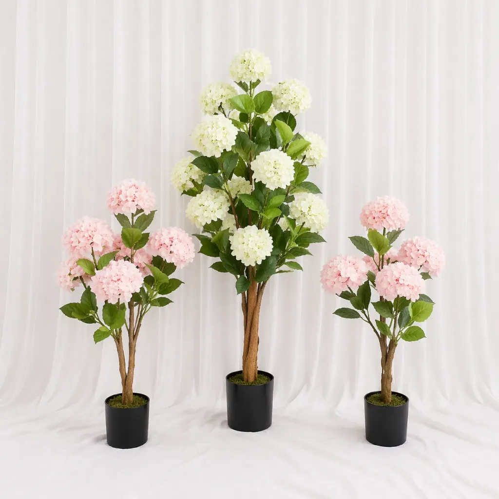 Artificial Hydrangea Tree Set (S)