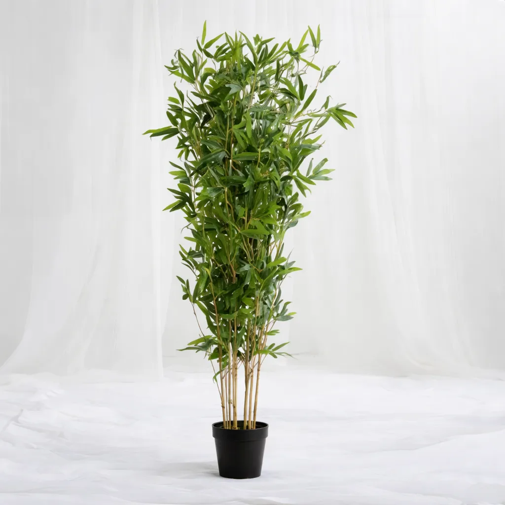 [P-1380-S] Tall Green Foliage Plant (S:1.5 Meter 10 Branches)