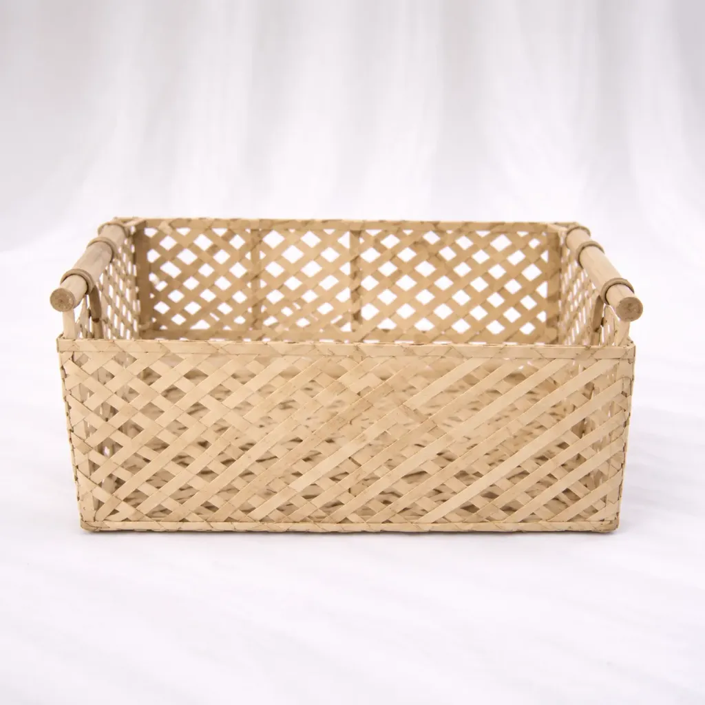 [RB-373-S] Savanna Cane Basket Set (S:30*20*12)