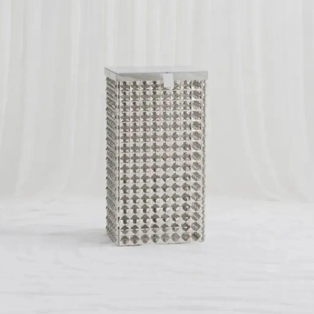 [RB-387-S] Modern White Textured Storage Basket (S:34*24*42*)